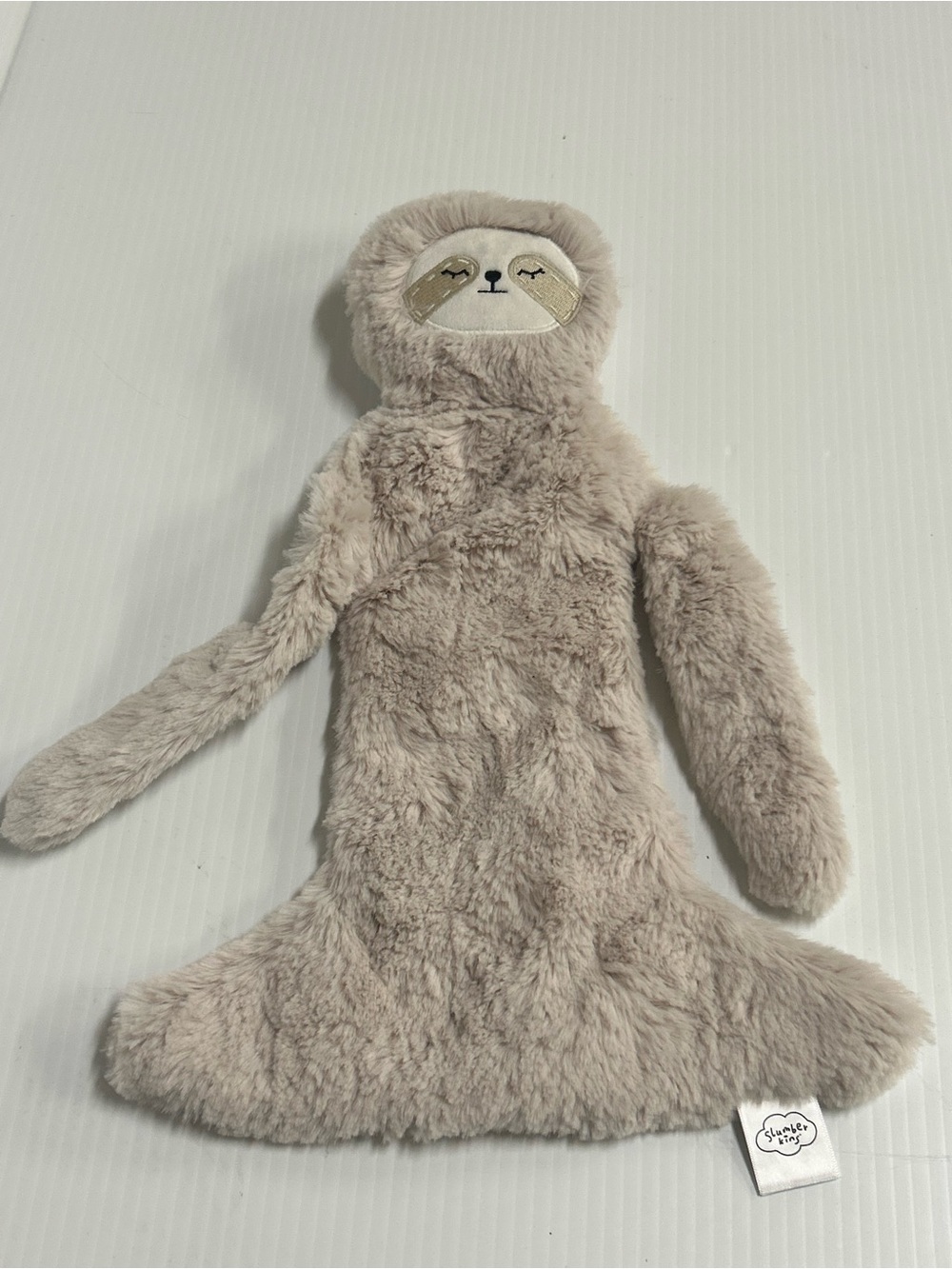 Slumberkins Sloth Kin Plush Stuffed Animal Beige Taupe Ultra Soft 14 Inch Toy